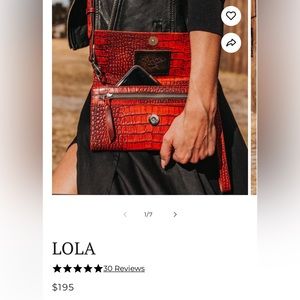 Freebird by Steven Red Croco Lola Purse
